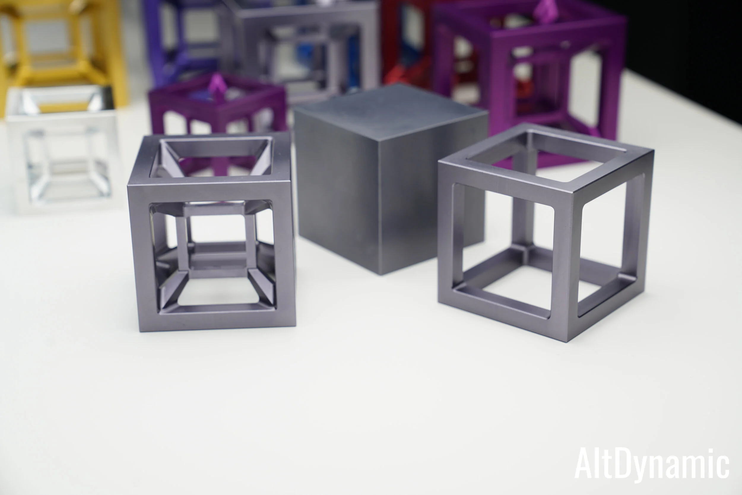 Machined Wireframe Cube — AltDynamic
